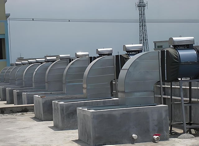 Aplikace řady RVE32 v systému ventilátoru kotle